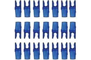 Mangobuy 50pc Inner diameter 3.2mm Arrow Pin S Nock For Carbon Aluminum Pin Nocks (blue)