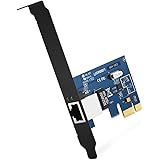UGREEN PCI Express PCIe Netzwerkkarte Gigabit Ethernet LAN Karte 10/100/1000 Mbps PCie Adapter mit 8cm Low Profile für Window