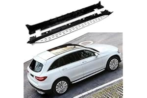 fenqing-y 2 estribos de pedal lateral fijo para Mercedes GLC Coupe 2016-2021