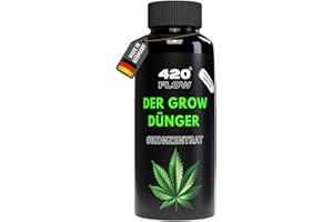 420FLOW Cannabis Grow Fertiliser Strengthens Leaves & Branches for Healthy Growth - Special Formula for Young Plants up to Pre-Flowering Phase (500 ml)