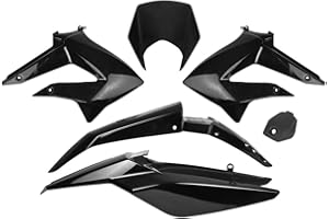 NTT KIT CARROSSERIE ADAPT. DERBI SENDA DRD XTREME (2010 A 2015 ) NOIR (6 PIECES)