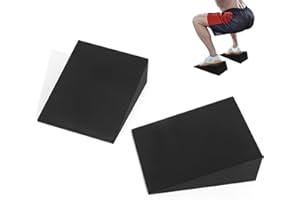 YANJIY 2 Pezzi Piastra Rialzata per Squat, Cuneo Squat per Casa, Tavola Inclinata Squat Yoga, Estensore per Polpacci: Tonifica Glutei, Tendini Del Ginocchio, Allevia Tensione, Migliora Prestazioni Atletiche