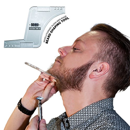 Beard Shaping Tool (Clear) w/ BONUS Beard Shaping Guide - Premium packaging! Shape your beard to perfection - Perfect… - Image 6