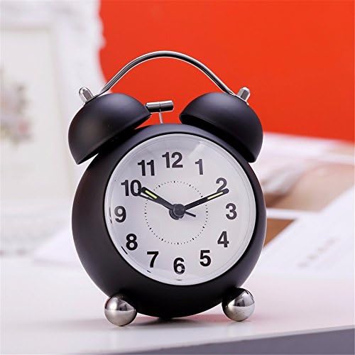 Creative creative student fashion simple digital cute little alarm clock, black