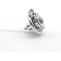 Inverted Flat Chastity Cage Metal Male Chastity Device Steel Cock ...