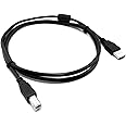 USB B MIDI Cable for Pioneer DJ Controller 6FT/2M USB A to USB B Cable Compatible with Piano Native Instruments Syntesizers Numark Traktor Midi Controller Keyboard Audio Interface Recording