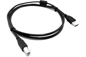 Aeipou USB B MIDI Cable for Pioneer DJ Controller 6FT/2M USB A to USB B Cable Compatible with Piano Native Instruments Syntesizers Numark Traktor Midi Controller Keyboard Audio Interface Recording