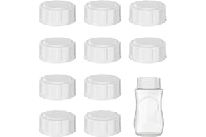 YYLAIIRE 10 chiusure per bottiglie da viaggio, per bottiglie Avent, chiusura di ricambio per biberon con anello di tenuta, personalizzabili (5 cm)