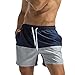 Produktbild Zolimx Herren Shorts, Boxershorts Männer Breathable Badehose Hosen Farbe Nähen Bademode Strand Shorts Slim Wear (Marine, XXL)