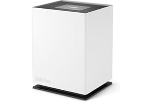 Stadler Form humidificateur Noah, pour des grandes pièces jusqu’à 110 m², économe en énergie, 4 niveaux d’humidification et mode turbo, hygrostat, mode automatique, appli, WiFi, silencieux, blanc