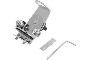 TOSUNY Stainless Steel Mobile Radio Antenna Mount Bracket Rotatable with Assemble Parts for Car Radio Transceiver, Suitable for Using on Trunk of Car, Car Bumper, Luggage Rack, etc.