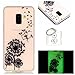 Produktbild Hülle Leuchtende Galaxy A5 2018/A8 2018 Silikon Etui Handy Hülle Weiche Transparente Luminous TPU Back Case Tasche Schale Leuchten In Der Nacht Für Samsung Galaxy A5 2018/A8 2018 + Schlüsselanhänger (P) (1)