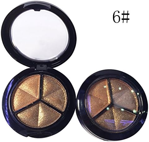 Smoky Cosmetic 3 Colors Natural Matte Eyeshadow Makeup Palette Naked(6#)