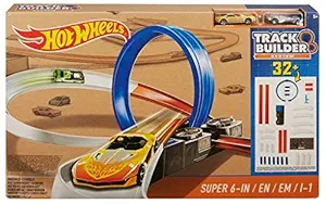 Hot Wheels 6 in 1 Track Builder System Super, Multi Color