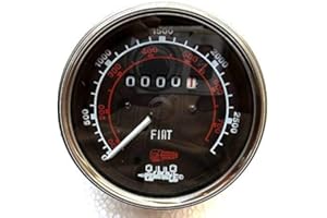 CRYSTALLAKE Tacómetro para Tractor Fiat Compatible con 450, 480,480-8, 550, 500,540, 600,640, 900, 1000