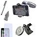 Produktbild Eximmobile PREMIUM - Universal KFZ Halterung mit Ladegerät + Folie + Stylus Pen für Apple iPhone 5/5S als Navigation im Auto