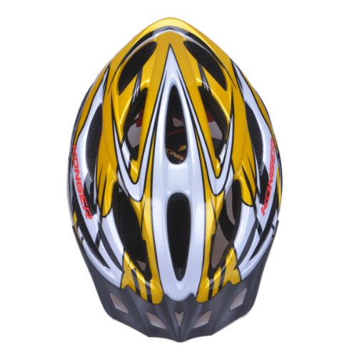 Preisvergleich Produktbild Kinder Erwachsenen Fahrrad Fahrrad Straßen MTB Moutain Sport Fahrradsicherheits helm einstellbar in gelb Größe :53-61cm