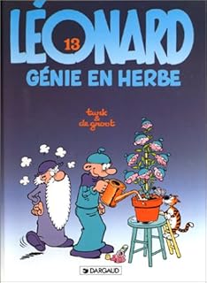 jaquette livre Léonard, tome 13 : Génie en herbe