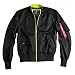 Produktbild Alpha Industries Herren Herren MA-1 Soft Shell, Schwarz, S