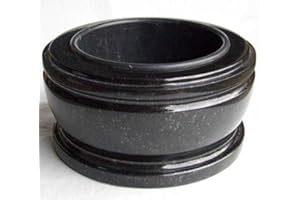 designgrab Grande coupelle funéraire en granit suédois Noir Ø 34 cm