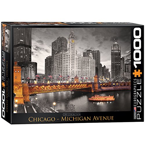 Preisvergleich Produktbild Eurographics Puzzle 1000 Pc - Chicago River