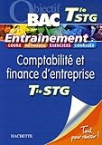 Comptabilité et finance d'entreprise Tle STG : Entraînement