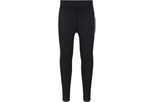 Mountain Warehouse Flick Flack Soft Touch Kids Leggings - Full Length Tights, Mid Rise Childrens Pants, Sweat Wicking Bottoms - for Gym, Yoga, Dance, Running