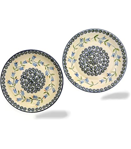 Bunzlauer Teller-Set 21,5 Cm – 2er-Set, Dekor 'AHOI Kombi', Spülmaschinen- & Mikrowellengeeignet