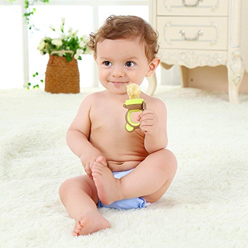 Best Born Hochwertiger BPA Freier Sicherer Fruchtsauger frische Nahrungsmittelzufuhr – BPA frei(Green) - 7