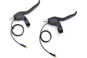 windmeile | Poignées de Frein compatibles avec Les contrôleurs Bafang BBS01 BBS02 BBSHD et Bafang, étanches, Prise Jullet à 3 Broches, E-Bike, Pedelec