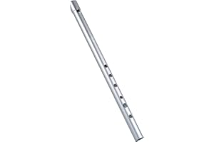 Sunydog Fischietto irlandese tradizionale in latta, 6 fori, strumento musicale a fiato, per principianti, intermedi ed esperti, chiave di Re