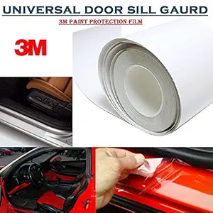 Alive Traders 2Pcs x 3M Universal Door Sill Paint Protection Film 70cm x 6.35cm Each