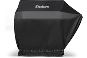 Enders® Gasgrill Abdeckhaube für Gasgrill: BOSTON 6 KR TURBO, hochwertiges Polyestergewebe (600D), UV-beständig und wasserdicht, Gasgrill Abdeckplane, Gasgrill-Zubehör, #5697, schwarz