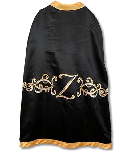 Dressforfun Herrenkostüm Zorro – Schwarz, Inkl. Cape, Maske, Hut, Hose & Oberteil, Größe S