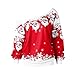 Produktbild Moonuy Frauen Langarm Pullover Damen Full Sleeved Sweatshirt Mode Frohe Weihnachten Weihnachtsmann Print Skew Kragen Bluse