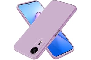 EASSGU Custodia per HONOR X5 Plus (6.56" Inches), Cover Morbida in Silicone TPU - Erba Viola