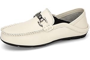 CZHIHANEG Mocassini da Uomo Scarpe Traspiranti Casual Mocassini in Pelle Fatti a Mano Slip On Driving Business Shoes38-49 EU