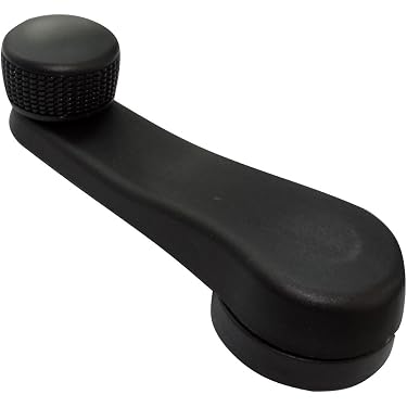 Set Di 2 Manovelle Per Finestrini Auto In Lega Di Alluminio Rosse | Maniglie Porta Universali Con Adattatori Per Albero (scanalato, Quadrato, Rotondo) - 3
