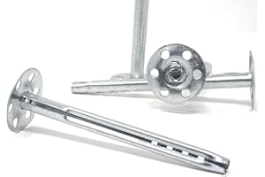 SBS Lot de 20 chevilles isolantes en métal 60/80/110/140/170 mm Ø 8 mm.