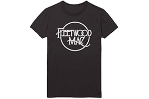 Rock Off Fleetwood Mac 'Classic Logo' (Black) T-Shirt (Large)