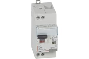 410705 Legrand Disjoncteur différentiel 16A type AC 30mA - courbe C - DX³4500 1P+N