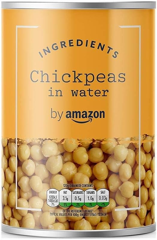 by Amazon Kichererbsen in Wasser, 400g