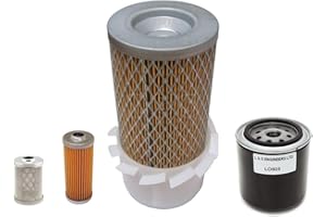 L&S ENGINEERS Filter Service Kit for Yanmar B25V (3TNE78AB1A Engine) Mini Excavators