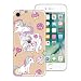 Produktbild CE-Link iPhone 7 / iPhone 8 Hülle Weiche Silikon Transparent Handyhülle Durchsichtig Schutzhülle Rotierendem Ring Ultra Dünn Slim Backcover mit Fingerhalterung Ständer Silicone TPU Bumper Crystal Kirstall Klar Clear Handy Tasche Schale Etui Weich Handytasche Kreative Motiv Muster für iPhone 7 / iPhone 8 Case Cover - Drei Einhorn