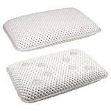 Luxury Relaxing Bathtub Pillow, Bath Pillow Bath and Spa Head Rest with Suction Cups Bath Cushion Bathing Pillow