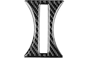 RRX Carbon Fiber Interior Panel Frame Cover Trim Compatible with Mercedes Benz GLA CLA A Class B Class 2013-2018 (Water Cup Holder 25, Classic)
