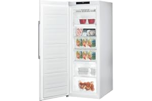 HOTPOINT ARISTON UHA6 F2C W - Congelatore Verticale, con Cassetti, 253 litri, Congelamento 17 kg/24h, Classe energetica E