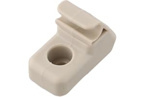 Violiica Supporto per aletta parasole Fiat Grande Punto 735411088 beige ABS interno accessorio di facile installazione resistente all'usura (1)