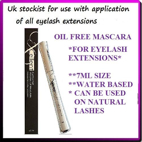 Excellent Volume Up Oil Free Water Based Mascara For Eyelash Extensions Makeup