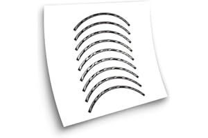 STAR SAM Pegatinas compatibles con llanta bici Fulcrum MTB 29' Gris